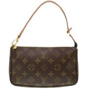 Louis Vuitton Vintage Pre-owned Canvas kuvertvskor Brown, Dam