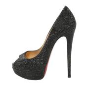 Christian Louboutin Pre-owned Pre-owned Tyg klackskor Black, Dam