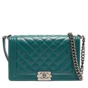 Chanel Vintage Pre-owned Laeder chanel-vskor Green, Dam