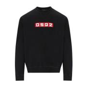 Dsquared2 Sweatshirts Black, Herr