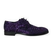 Dolce & Gabbana Laced Shoes Purple, Herr