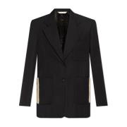 Palm Angels Blazer med fickor Blue, Dam