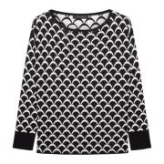 Elena Mirò Sweatshirts Black, Dam