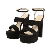 Made in Italia Flat Sandals Black, Dam