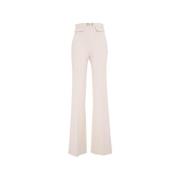 Elisabetta Franchi Trousers White, Dam