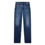 Diesel Street Style Straight Jeans Blue, Herr