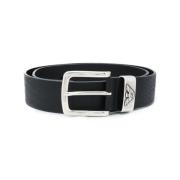 Emporio Armani Belts Black, Herr