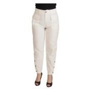 Dolce & Gabbana Slim-fit Trousers White, Dam