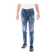 Daniele Alessandrini Klassiska Denim Jeans för Män Blue, Herr