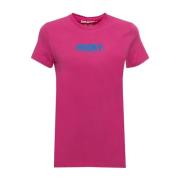 Husky Original Dam Logo Bomull T-shirt Kort Ärm Pink, Dam