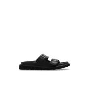 Kenzo Läder slides Black, Herr