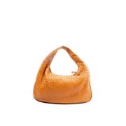 Bottega Veneta Vintage Pre-owned Laeder axelremsvskor Orange, Dam