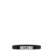 Moschino Stiligt Bälte för Kvinnor Black, Dam