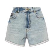 Versace Jeans Couture Denim shorts Blue, Dam