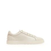 Tod's Vita Läder Sneakers White, Herr