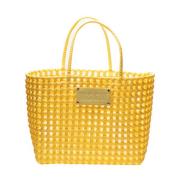 Msgm Tote Bags Yellow, Dam