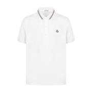 Moncler Polo Shirts White, Herr