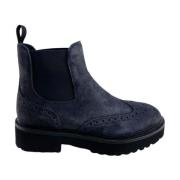 Doucal's Klassiska Chelsea Boots för män Blue, Dam