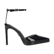 Steve Madden Lackläder Spänne Sandaler Black, Dam