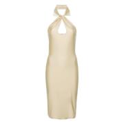 Coperni Midi Dresses Beige, Dam