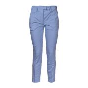 Dondup Slim-fit Byxor Blue, Dam