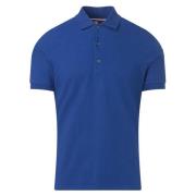 Fusalp Blå Stretch Polo Skjorta Elegant Lättvikt Blue, Herr