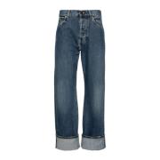 Alexander McQueen Straight Jeans Blue, Herr