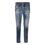 Dsquared2 Slitna Slim-Fit Jeans Blue, Herr