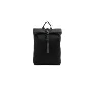 Rains Mesh Mini Rolltop Ryggsäck Black, Unisex