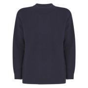 Laneus Round-neck Knitwear Blue, Herr