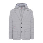 Kiton Down Jackets Gray, Herr