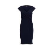 Ralph Lauren Elegant Svart Klänning Blue, Dam