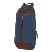 Coach Pre-owned Pre-owned Tyg axelremsvskor Blue, Dam