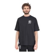 New Era T-Shirts Black, Herr