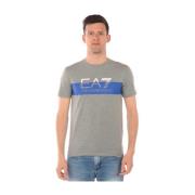 Emporio Armani EA7 Sweatshirt T-shirt Kombination Gray, Herr