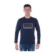 Emporio Armani EA7 Sweatshirts Blue, Herr