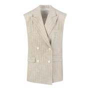 Jucca Vests Beige, Dam