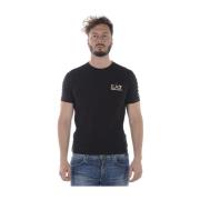 Emporio Armani EA7 Sweatshirt T-shirt Kombination Black, Herr