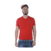 Emporio Armani EA7 Klassisk Polo Skjorta Red, Herr