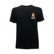 Moschino T-Shirts Black, Herr