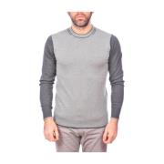 Armani Jeans Mysig Stickad Tröja Gray, Herr