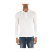 Armani Jeans Polo Shirts White, Herr