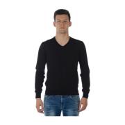 Armani Jeans Mysig Stickad Tröja Black, Herr