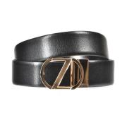 Ermenegildo Zegna Belts Black, Herr