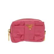 Prada Vintage Pre-owned Nylon prada-vskor Pink, Dam