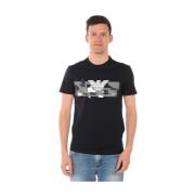 Emporio Armani EA7 Sweatshirt T-Shirt Combo Black, Herr