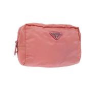 Prada Vintage Pre-owned Nylon prada-vskor Pink, Dam