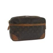 Louis Vuitton Vintage Pre-owned Canvas kuvertvskor Brown, Dam