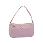 Prada Vintage Pre-owned Nylon prada-vskor Pink, Dam