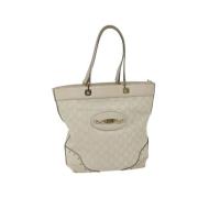 Gucci Vintage Pre-owned Canvas gucci-vskor White, Dam